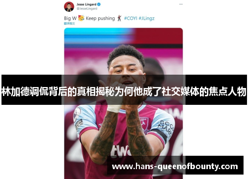 林加德调侃背后的真相揭秘为何他成了社交媒体的焦点人物